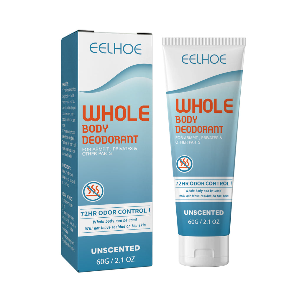 Whole Body Deodorant, Long Lasting Fragrance Clean Body Odor Body Odor Sweat Refreshing Fragrance Care Cream