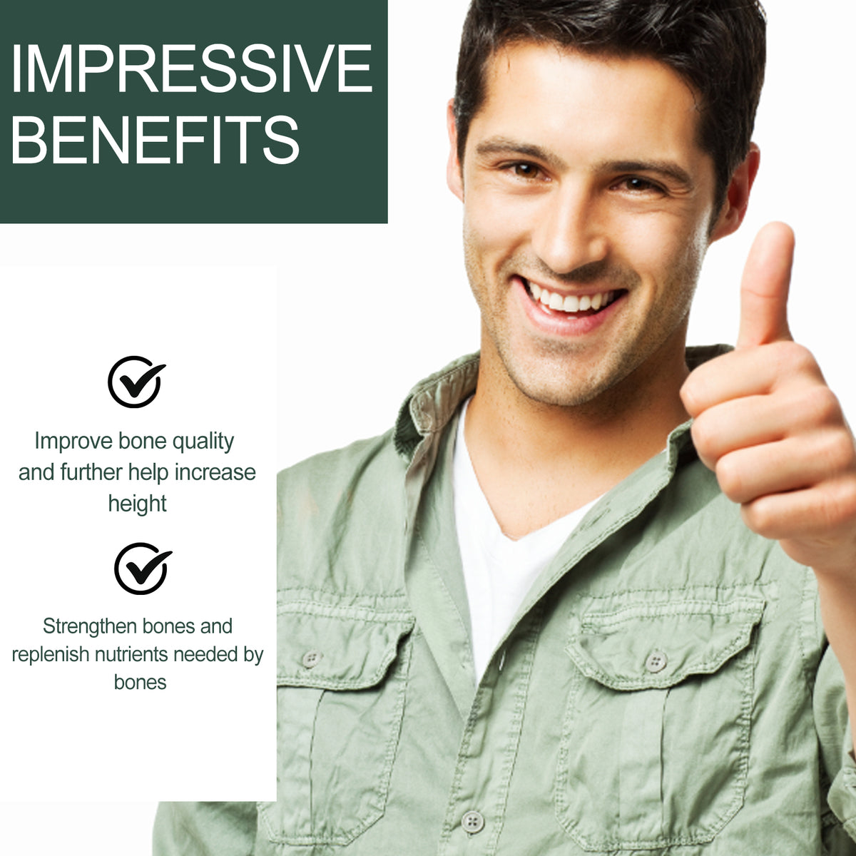 Body Enhancement Supplements, Enhance Body Energy For Adults And Children Body Height And Length Care Agent