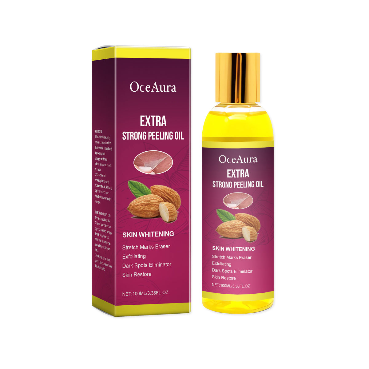 Oceaura Body Exfoliating Oil, And Cleansing And Moisturizing Body Exfoliating Oil