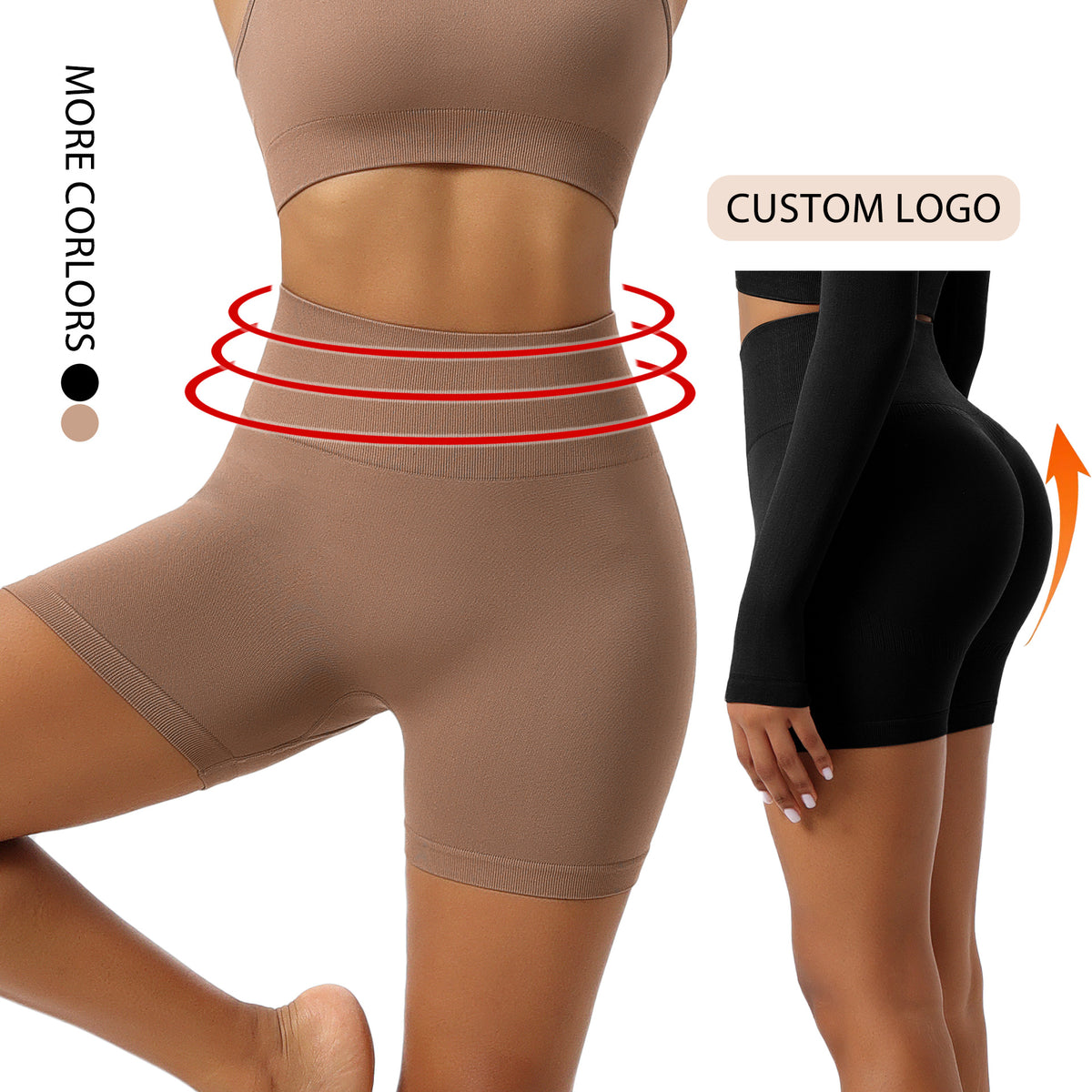 Women's Butt Lifting Pants High Waist Tummy Control Shapewear Thin Trainer Safety Pants