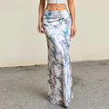 Half body fishtail skirt with hip print for women