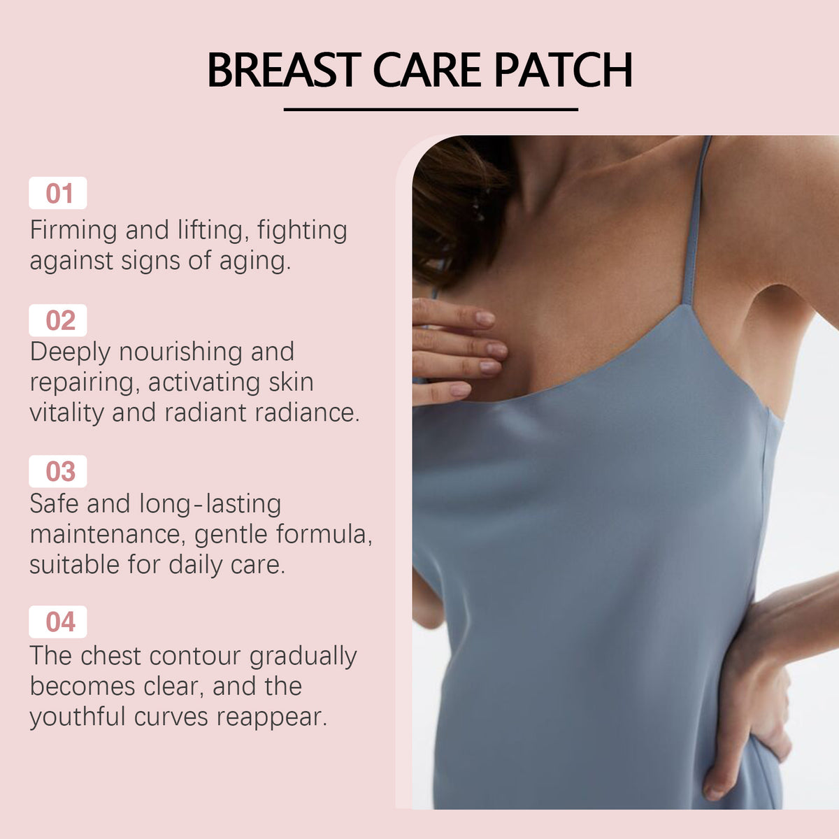 OceAura Chest Patch Chest Line Lift Highlights Figure Moisturizing Skin Chest Care Patch
