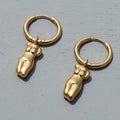 European and American hot-selling stainless steel ins style body earrings and earrings cross-border earrings for women