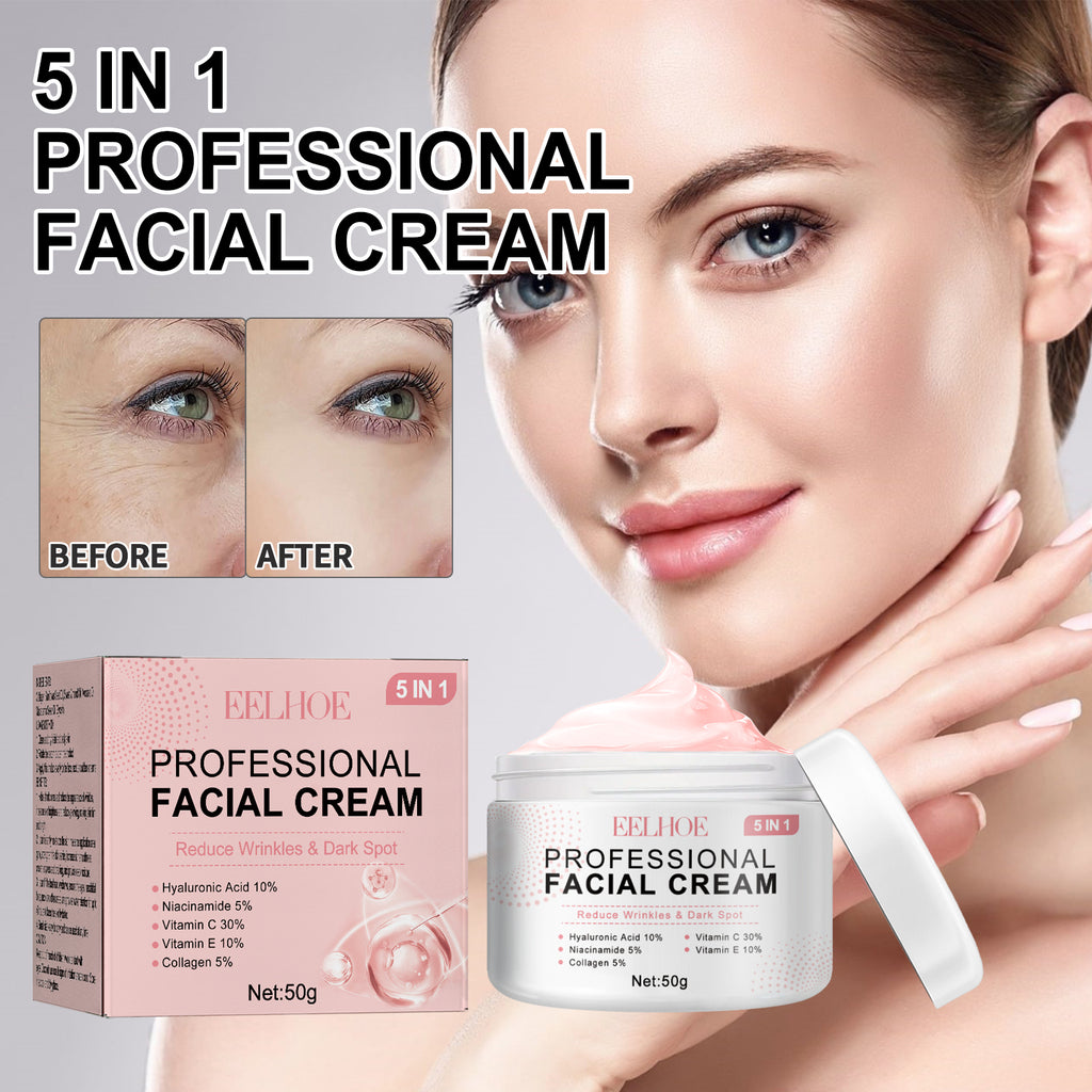 5 In 1 Firming Cream, Reduces Wrinkles And Spots, Improves Dullness And Hydrates Moisturizing Lift Cream
