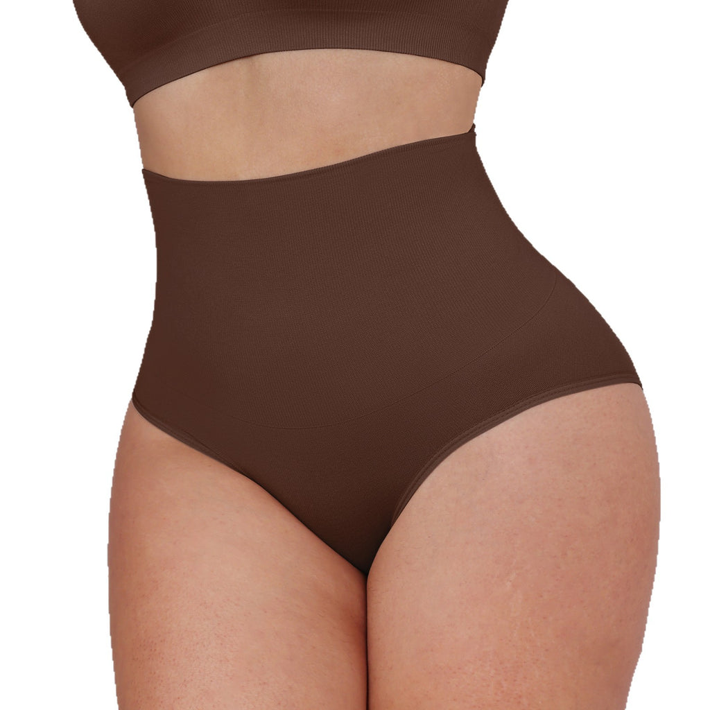 Control Seamless Shapewear Thong Butt Lifting Body Shaping Pants for Women