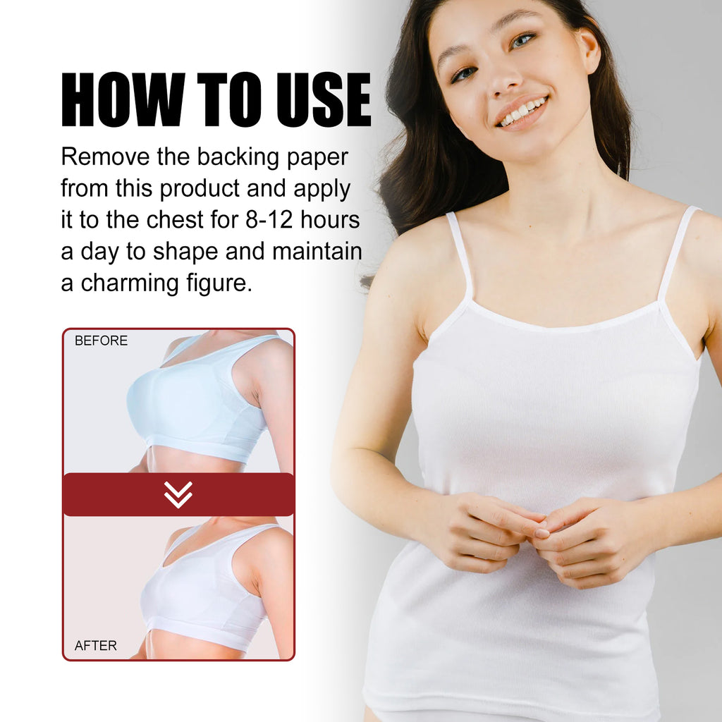Chest Care Patch, Chest Firming And Firm, No Trace Breathable Lift Anti-Sagging And Gathering Breast Patch