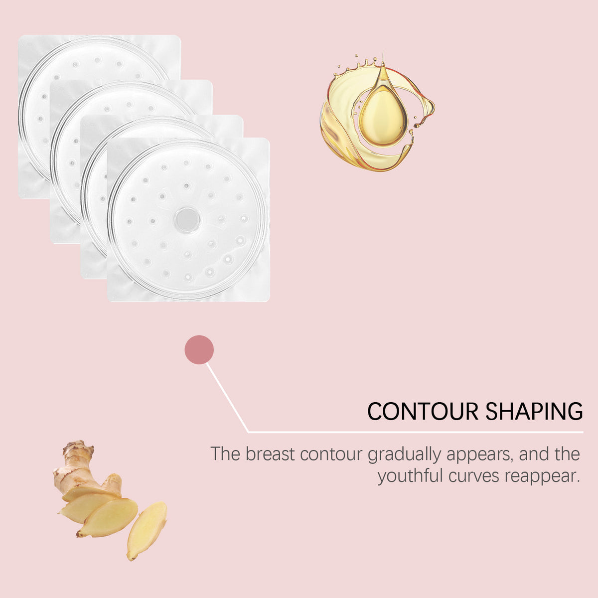 OceAura Chest Patch Chest Line Lift Highlights Figure Moisturizing Skin Chest Care Patch