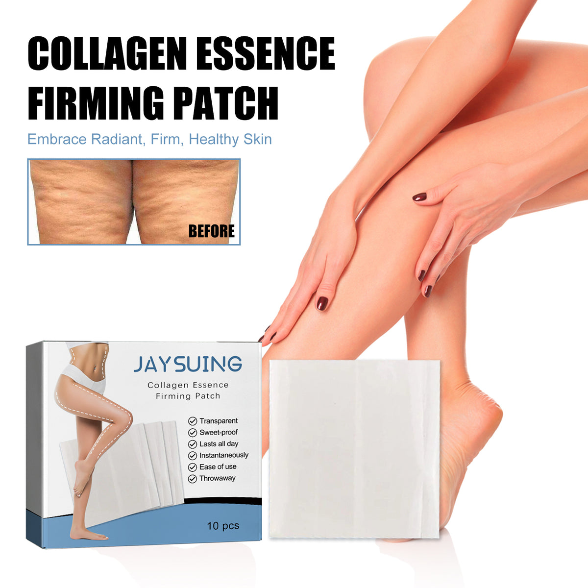 Collagen Firming Pad, Thighs Lift And Tighten Leg Muscles Shape Slimming Thighs Pad