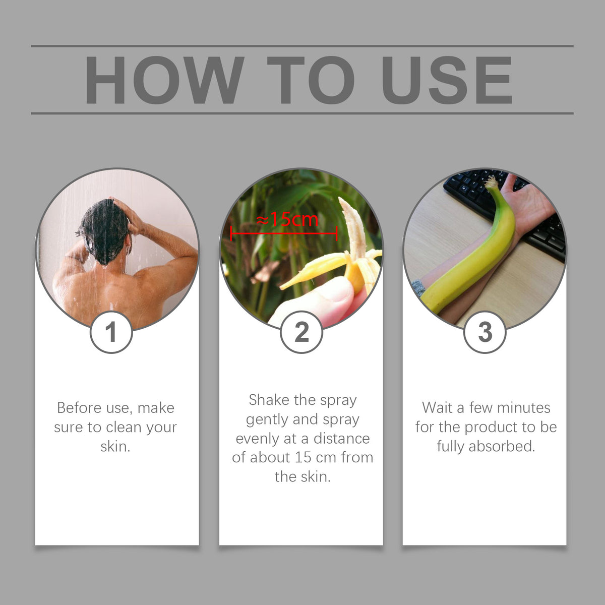 Men's Body Spray Men's Body Moisturizing Topical Treatment Spray
