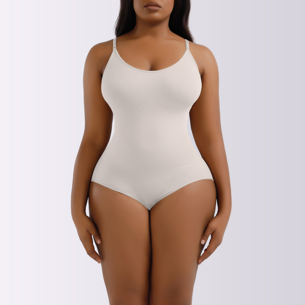 Body Shaper Seamless Bodysuit with Waist Trainer for Women