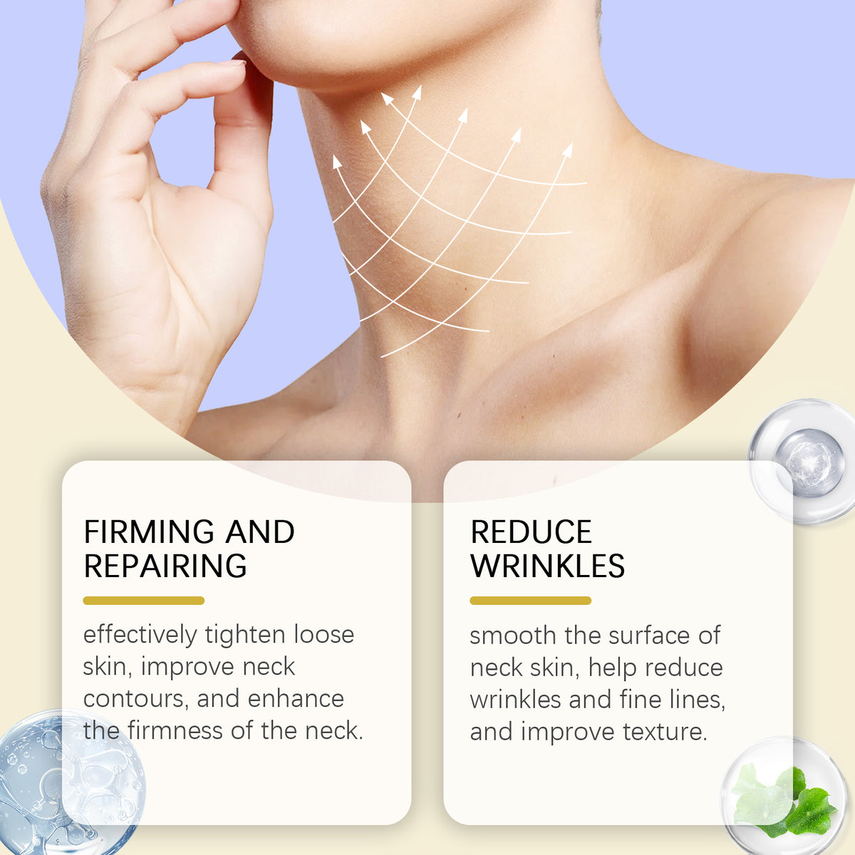 EELHOE Neck Firming Patch Moisturizes Neck And Reduces Neck Lines Daily Moisturizing Lift Patch