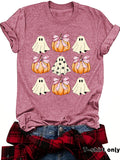 Funny Coquette Bow Pumpkin Spooky Season T-S