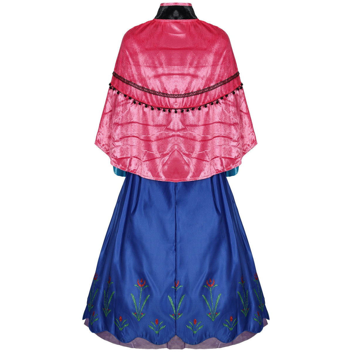 S-4XL Halloween Costume Frozen Cosplay Adult Anna Dress