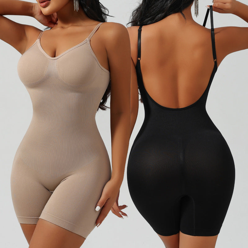 Body Shaping Bodysuit for Women Sexy Backless Underwear Slimming and Shaping Full Body Compression  Form-Fitting Waist-Cinching Bodysuit