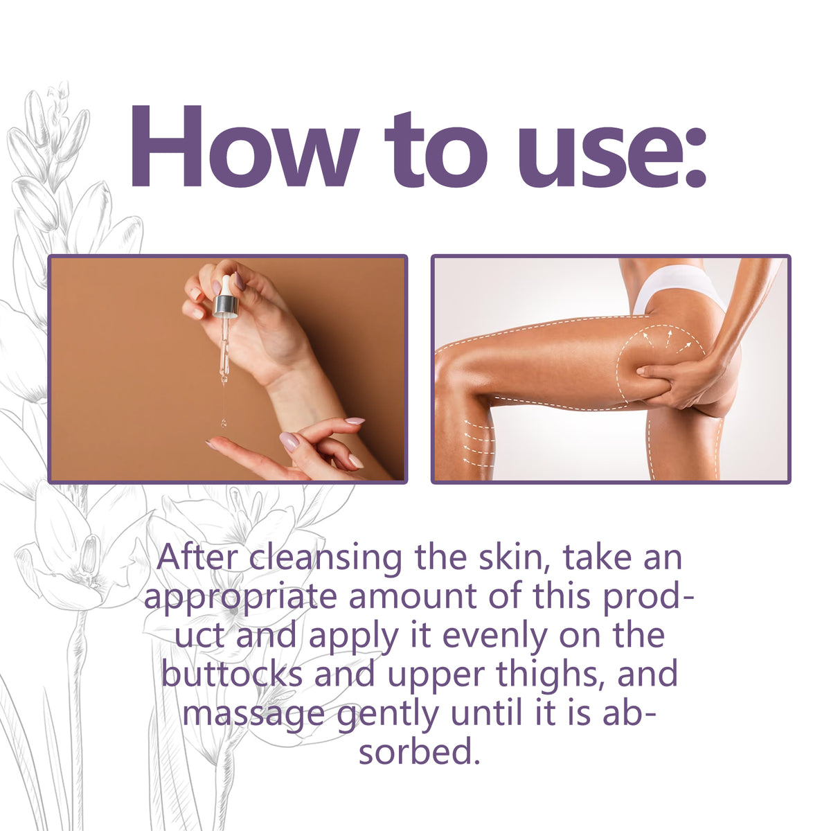 Butt Lift Essential Oil, Lift The Hips To Highlight The Curves Of The Hips Peach Butt Care Massage Essential Oil