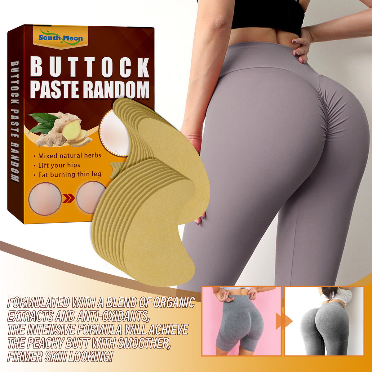 Buttock Paste Random, Lift And Tighten Hips Show Hips Curves Shape Hips Patch