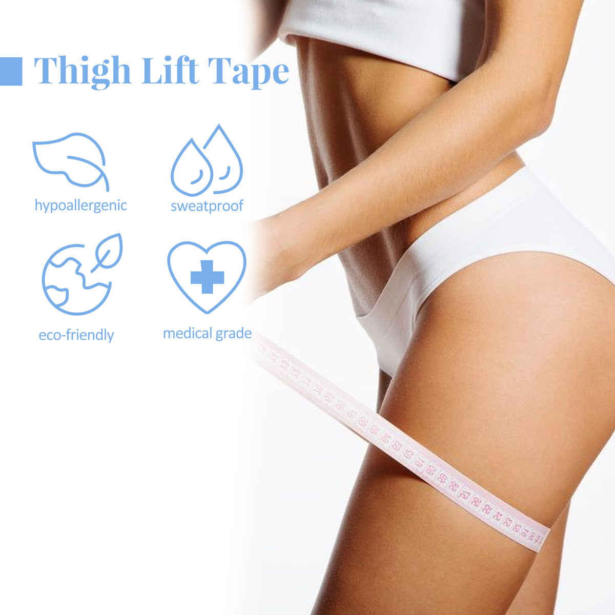 Thigh Lift Tape, Lift Leg Muscle Shaping Beautiful Leg Slimming Stick